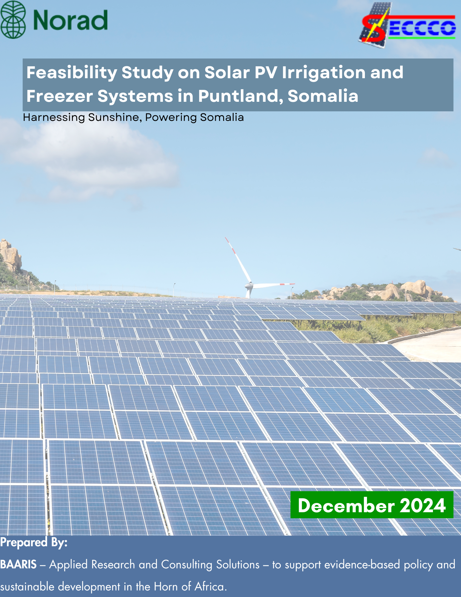 Feasibility Study on Solar PV Irrigation and Freezer Systems in Somalia